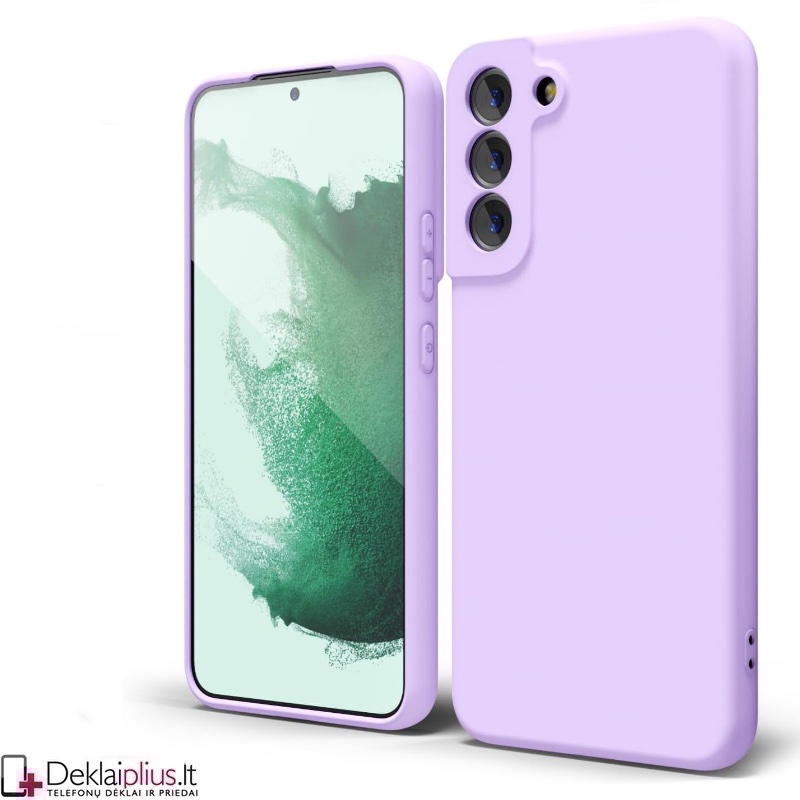 Liquid Air silikoninis šviesiai violetinis dėklas - su kameros apsauga (Samsung S22 Plus) Liquid Air silikoninis šviesiai violetinis dėklas - su kameros apsauga (Samsung S22 Plus)